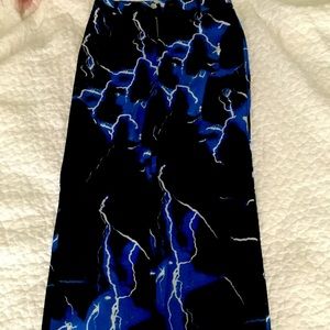 Egirl Blue Lightning Wide Leg Pants